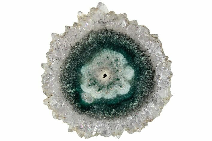 Amethyst Stalactite Slice - Uruguay #187061